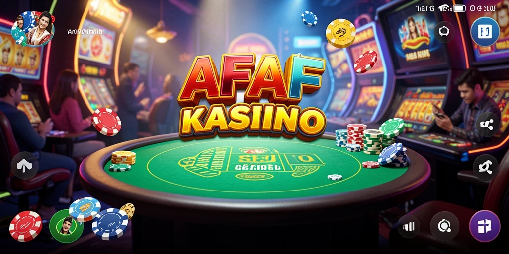 Tampilan permainan kasino yang menarik di AFAF.