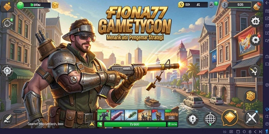 Screenshot FIONA77 menampilkan gameplay Tycoon yang menarik.