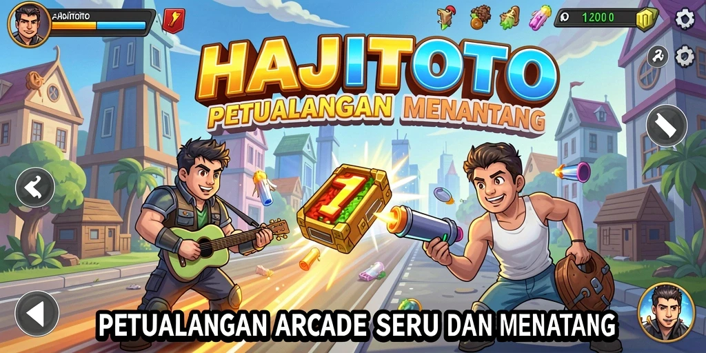 Screenshot gameplay <strong>HAJITOTO</strong> yang menunjukkan aksi seru dalam petualangan arcade.