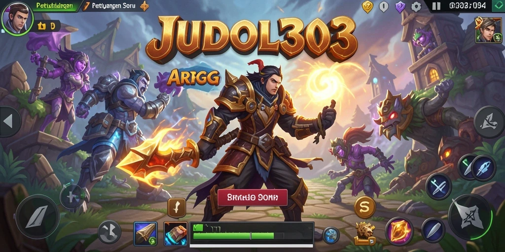 Tampilan gameplay JUDOL303 yang memikat dan penuh aksi ARPG.