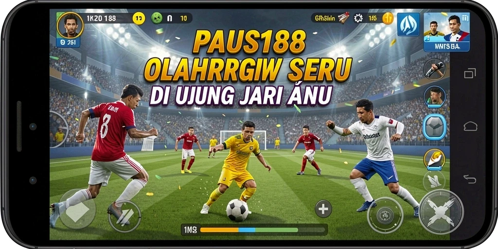 Screenshot gameplay PAUS188 menampilkan aksi olahraga yang mendebarkan.