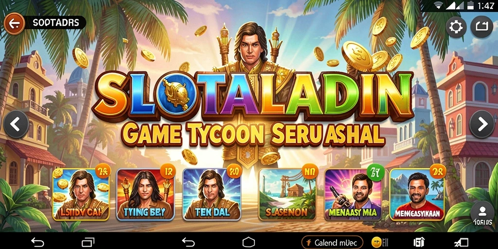 Tampilan gameplay SLOTALADIN yang menarik dan seru.