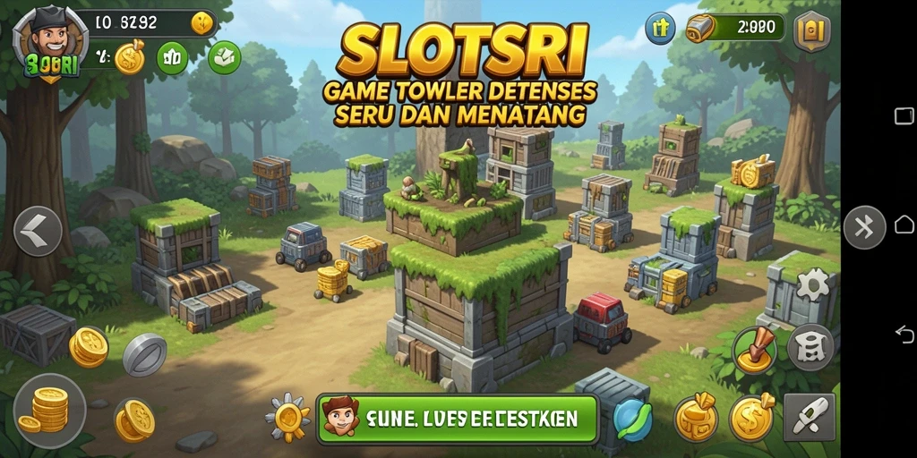 Gameplay menarik SLOTSRI dalam serangan Tower Defense.